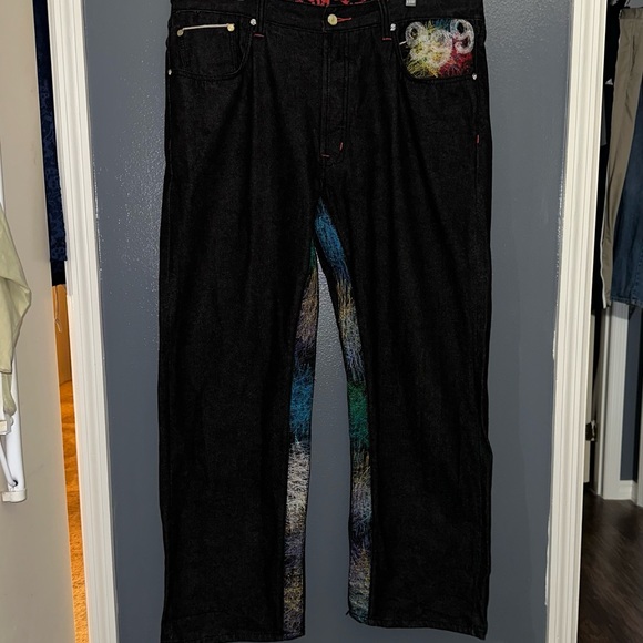 LN~Gino Green Global 999~Selvage Denim Jeans Black~Size 40~Rare